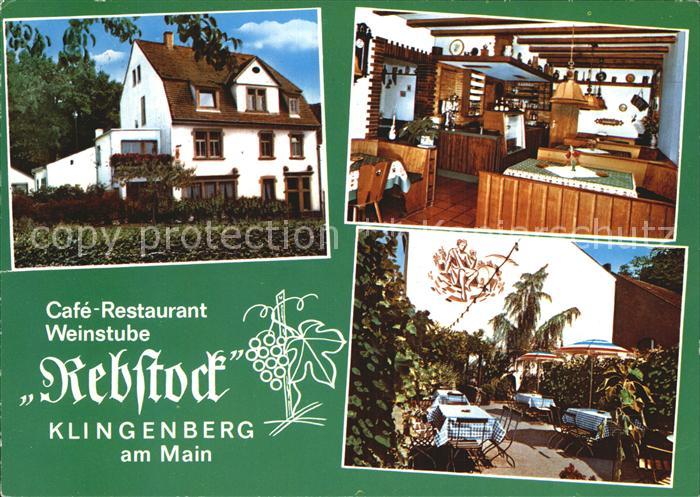Klingenberg Main Cafe Restaurant Rebstock Gaststube Terrasse