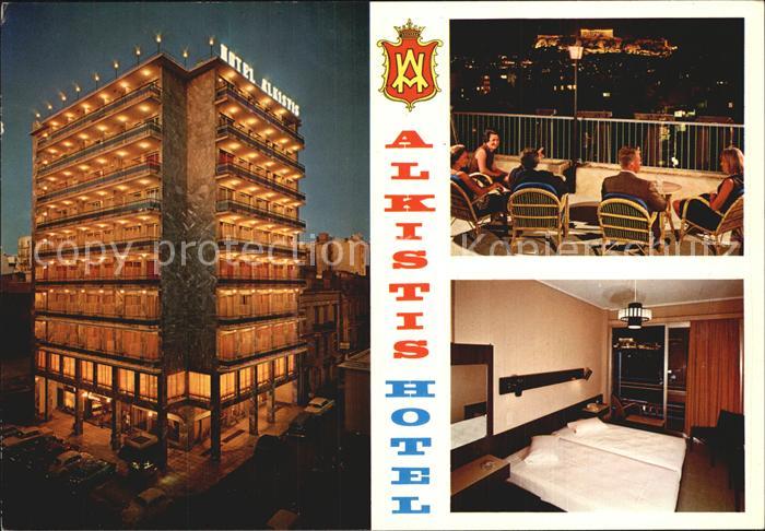 Athens Athen Hotel Alkistis mit Blick zur Akropolis