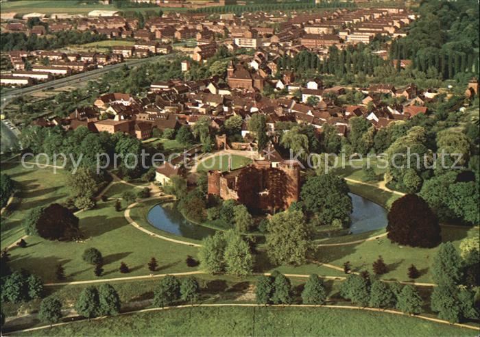 Linn Krefeld Wasserburg Linn Fliegeraufnahme