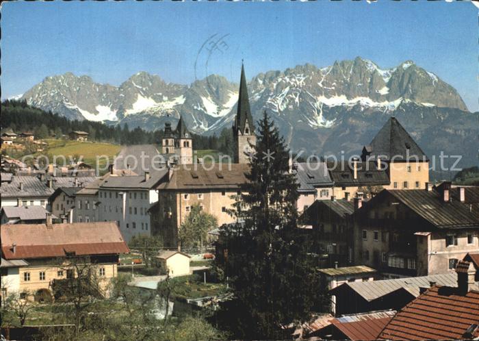Kitzbuehel Tirol mit Wildem Kaiser