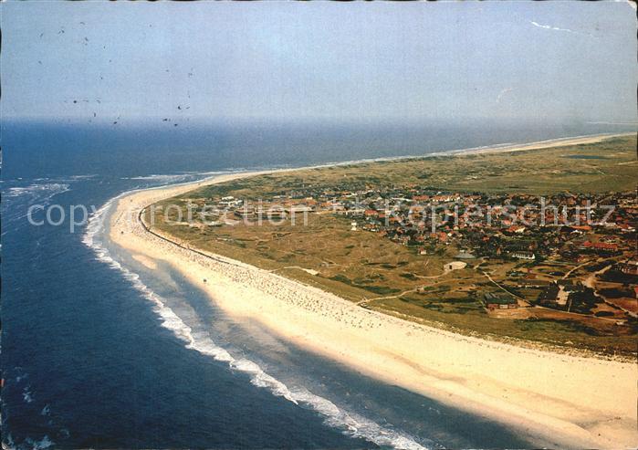 Langeoog Nordseebad Fliegeraufnahme