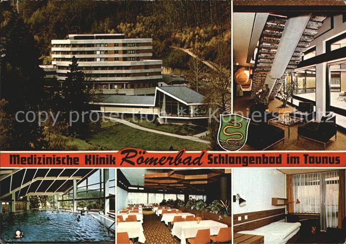 Schlangenbad Taunus Med Klinik Roemerbad Hallenbad Speisesaal Zimmer