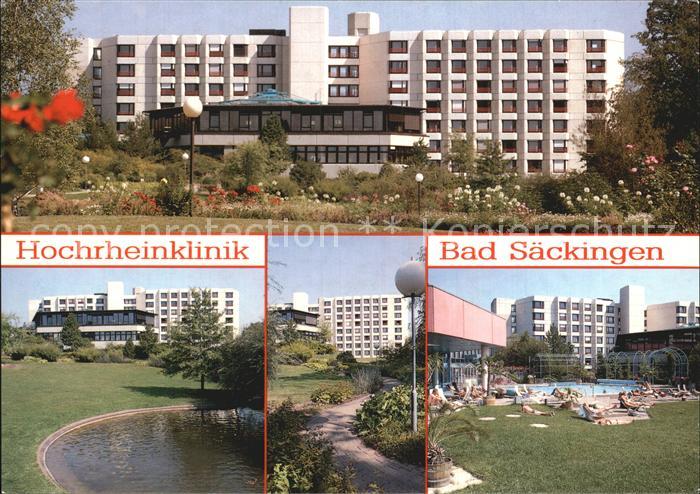 Bad Saeckingen Hochrheinklinik Park Schwimmbad