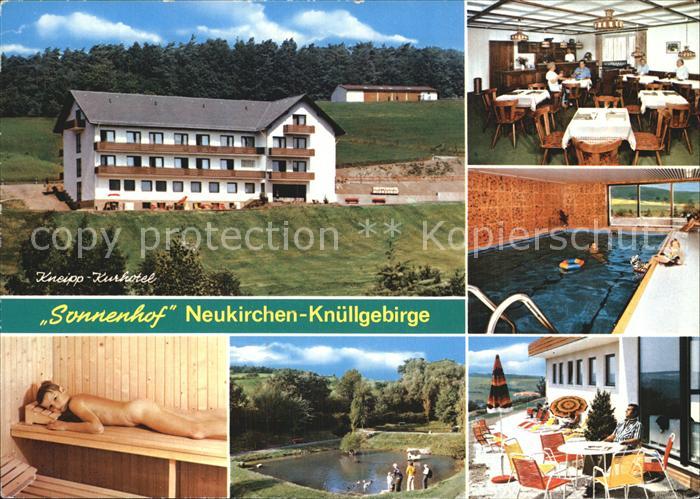 Neukirchen Knuellgebirge Kneipp Kurhotel Sonnenhof Sauna Freibad Hallenbad Gastr