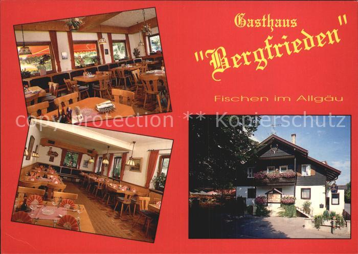 Fischen Allgaeu Gasthaus Bergfrieden Gastraeume