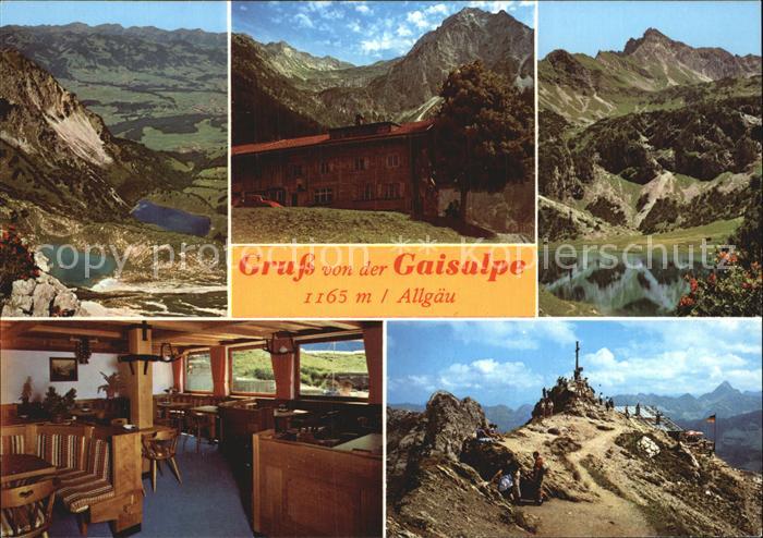 Gaisalp Panorama Gastraum Berggipfel