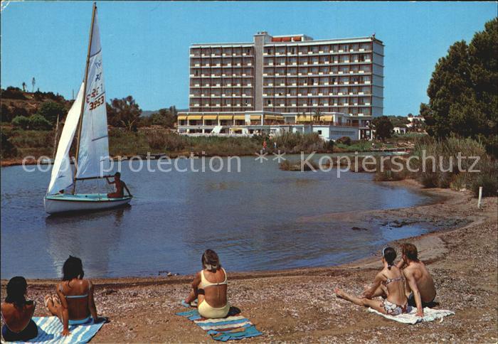 Santa Eulalia del Rio Hotel Fenicia Strand Segeln