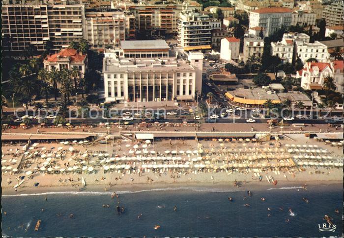 Cannes Alpes-Maritimes Vue aerienne sur la plage de la Croiset