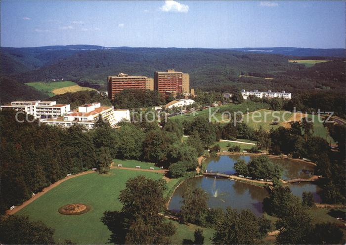 Lahnstein Blick ueber den Kurgarten
