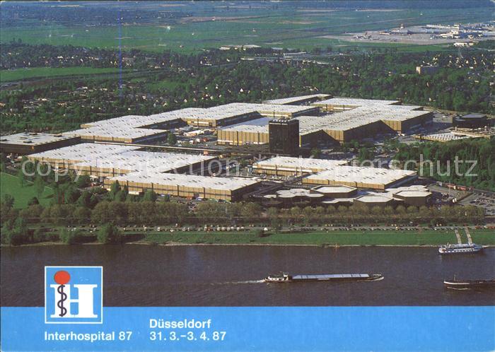 DuessELDORF  CITY Interhospital 87 Fliegeraufnahme