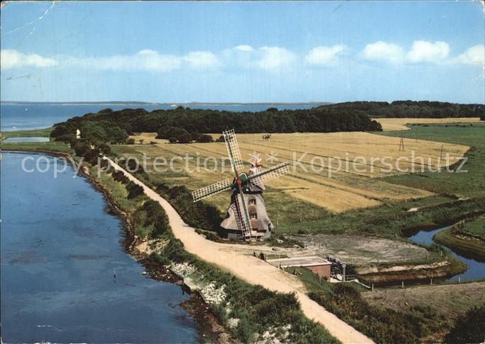 Gelting Schleswig Holstein Muehle Beveroe Fliegeraufnahme