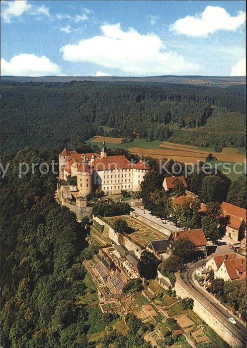 Langenburg Wuerttemberg Schloss Fliegeraufnahme