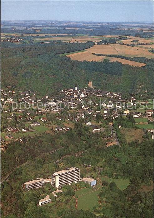 Manderscheid Eifel Fliegeraufnahme Eifelsanatorium