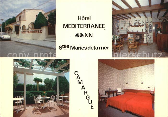 Saintes-Maries-de-la-Mer Hotel Mediterranee Kaminzimmer Terrasse Gaestezimmer