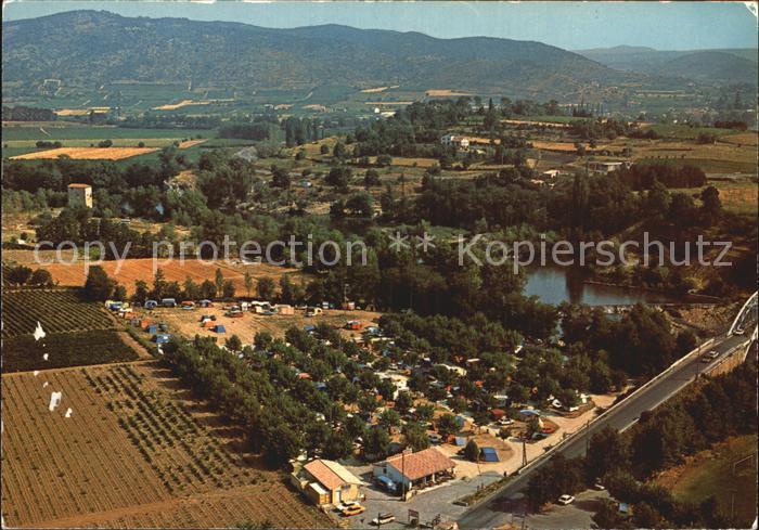 Vallon-Pont-d Arc International Camping Salavas Fliegeraufnahme