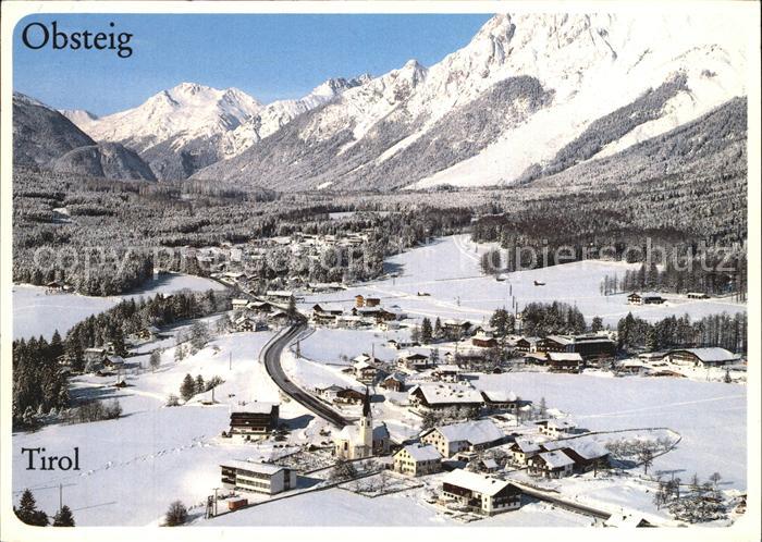 Obsteig Tirol Fliegeraufnahme