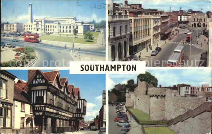 Southampton Civic Centre Bargate and High Street Tudor House Museum The Ancient