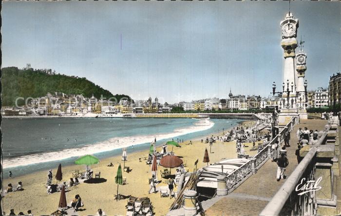 San Sebastian  Pais Vasco ES Centro de la Playa de la Concha