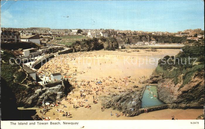 Newquay The Island and Towan Beach