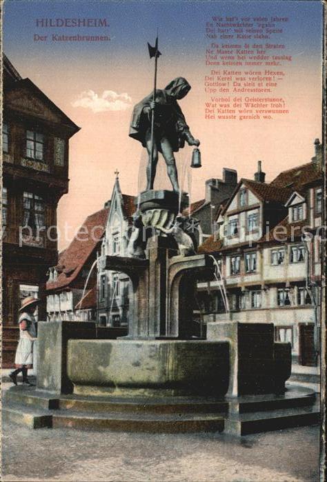 HILDESHEIM  CITY Katzenbrunnen