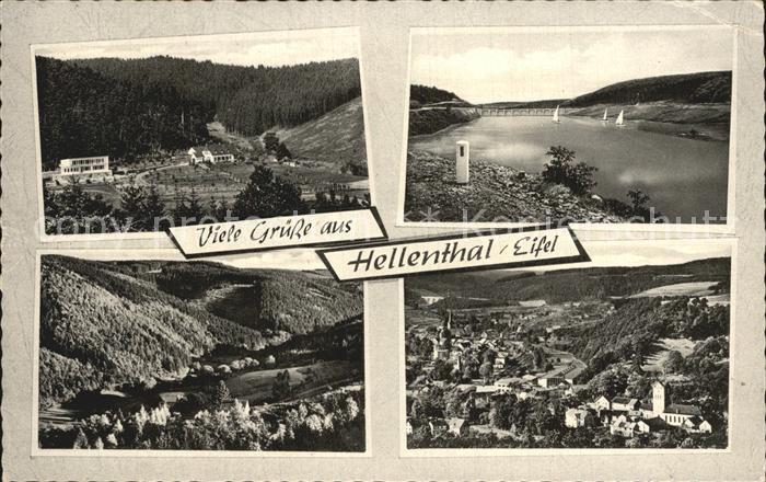 Hellenthal Eifel Panorama Landschaft Stausee Hotel Pension Haus Lichtenhardt