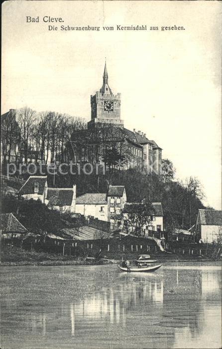 Bad Cleve Schwanenburg vom Kermisdahl aus gesehen