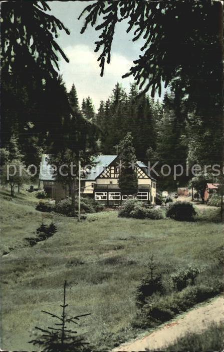 Weissenstadt Gaststaette Weissenhalder Muehle im Fichtelgebirge