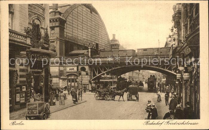 BERLIN  CITY Bahnhof Friedrichstrasse
