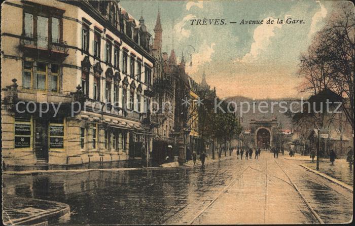Treves Trier Avenue de la Gare Bahnhofsstrasse