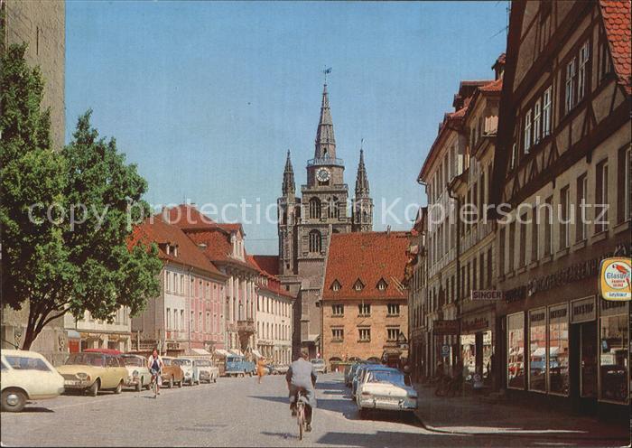 Ansbach Mittelfranken Martin Luther Platz Gumbertuskirche