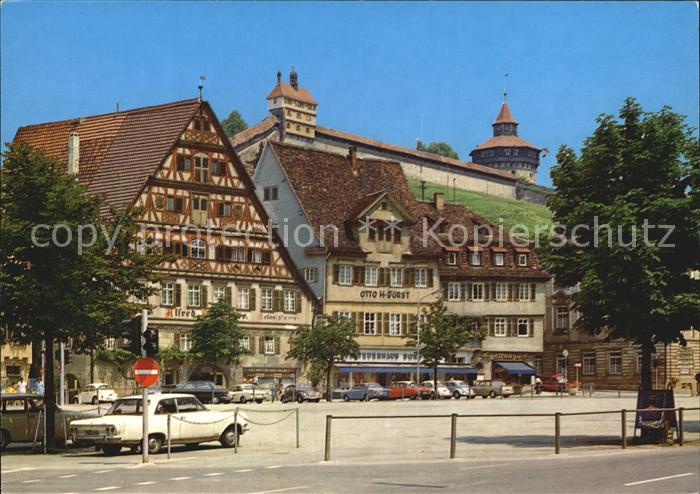 Esslingen Neckar Marktplatz mit Burg