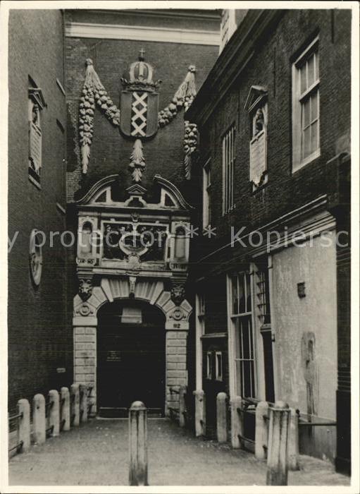 Amsterdam Niederlande Poortje Burger Weeshuis