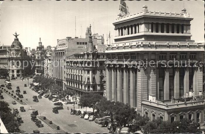 Madrid Spain Calle de Alcala