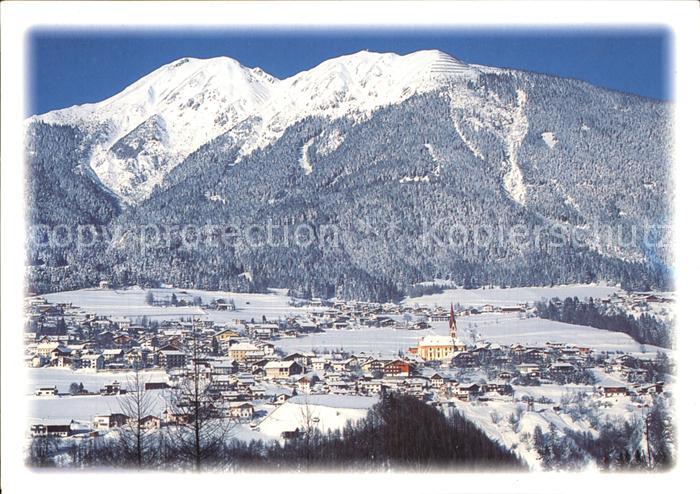 Telfes Stubai Winterpanorama Stubaital Nederjoch Jochkreuz Stubaier Alpen