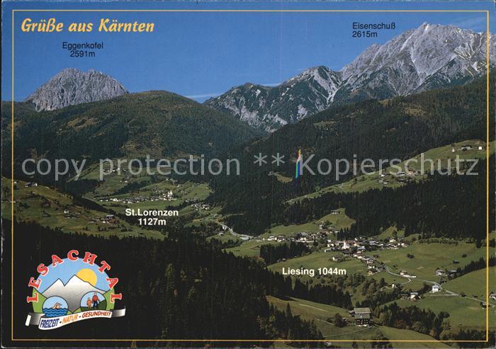 St Lorenzen Lesachtal Panorama Erholungsgebiet Liesing Klebas Lienzer Dolomiten