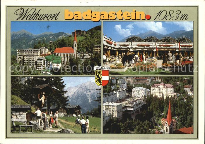 Badgastein Pfarrkirche Kongresszentrum Malerwinkel Zentrum Weltkurort