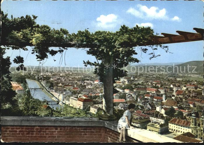 Graz Steiermark Panorama Blick vom Schlossberg