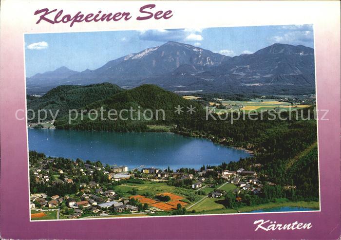 Klopeinersee Fliegeraufnahme