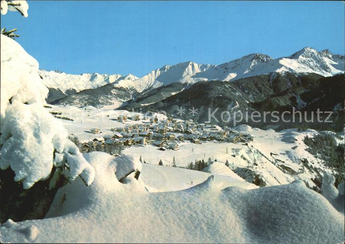 Serfaus Tirol Wintersportplatz Alpenpanorama