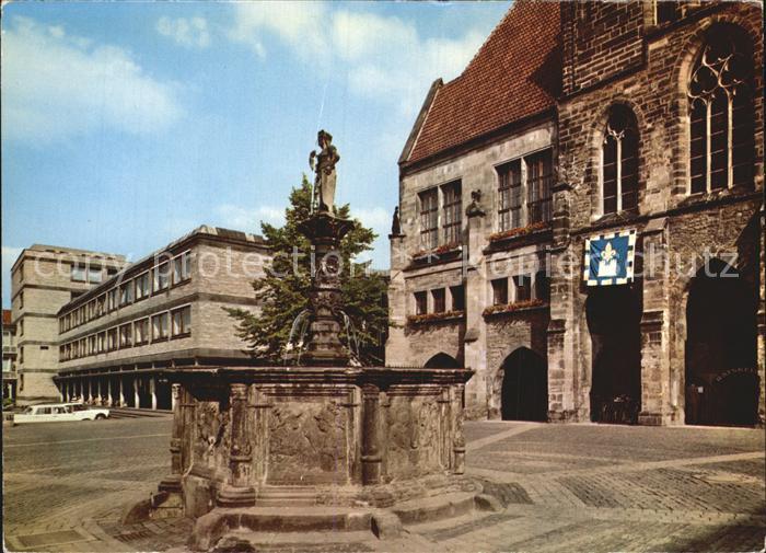 HILDESHEIM  CITY Rolandbrunnen Marktplatz