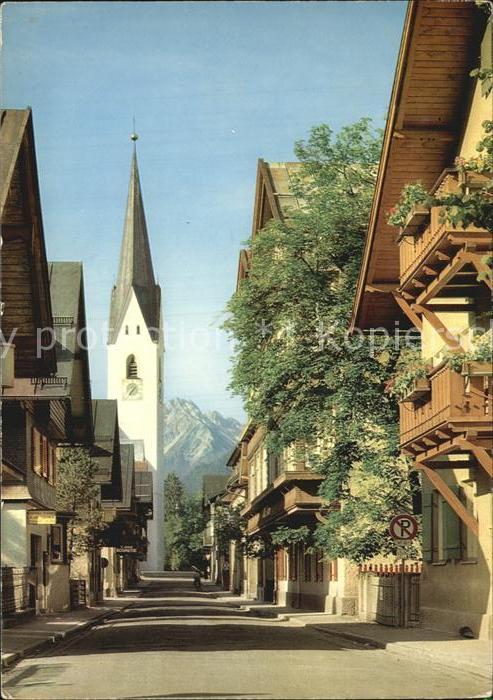 Oberstdorf Kirchstrasse Kirche