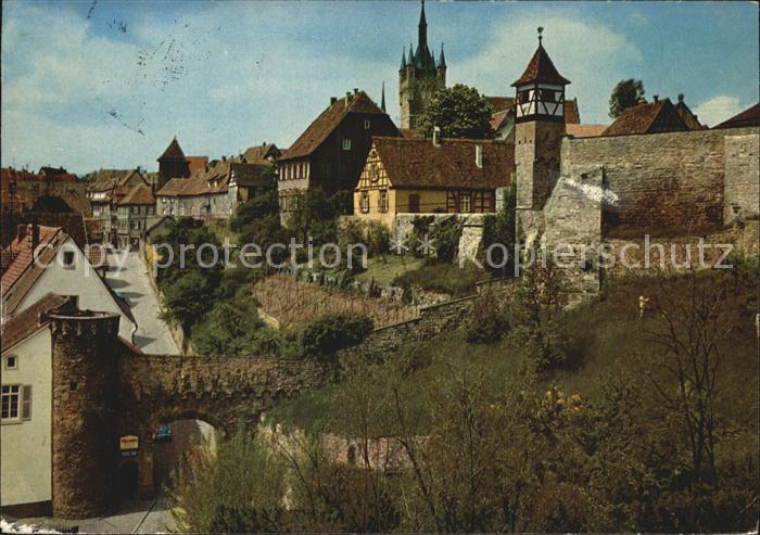 Bad Wimpfen Unteres Stadttor Hauptstrasse Stadtmauer