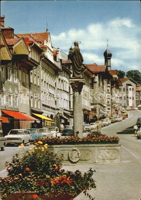 Bad Toelz Marktstrasse Brunnen Figur