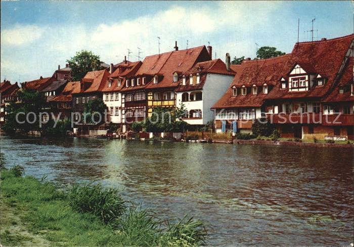 Bamberg Klein Venedig Uferweg am Fluss