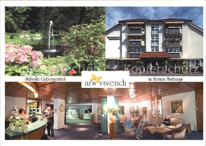 Marburg Lahn ars vivendi Hotel Empfang Garten