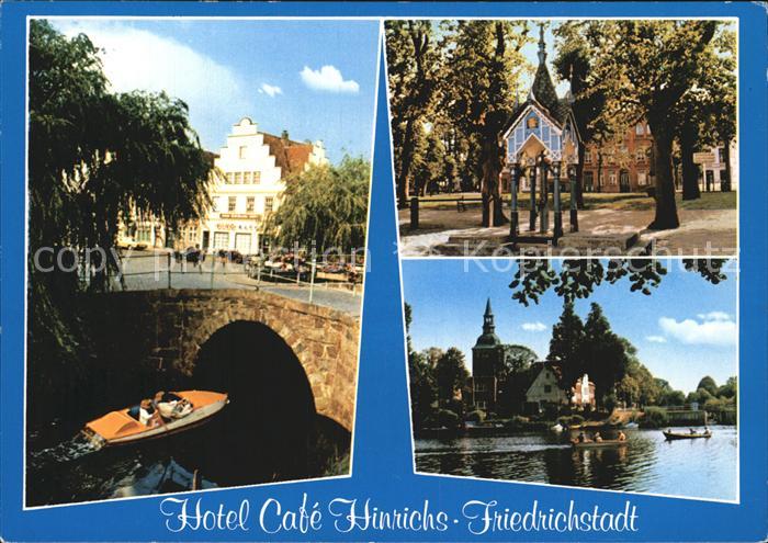 Friedrichstadt Eider Hotel Cafe Hinrichs Kirche Bootfahren