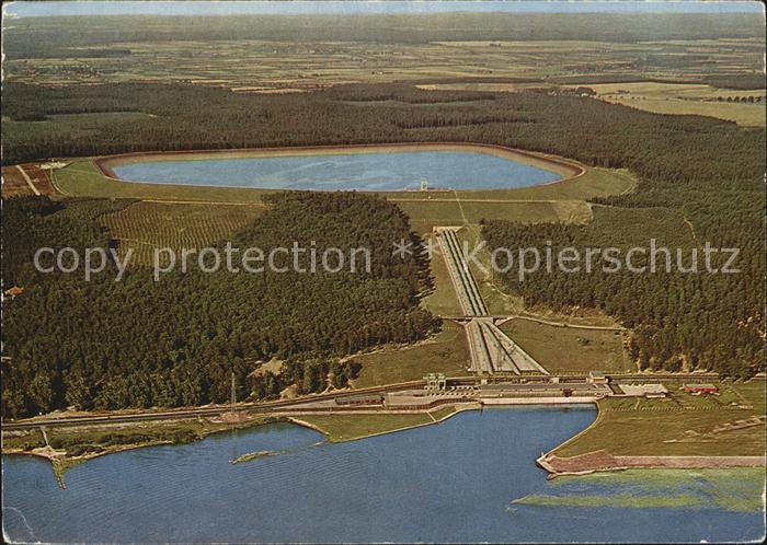 Geesthacht Elbe Pumpspeicherwerk Fliegeraufnahme