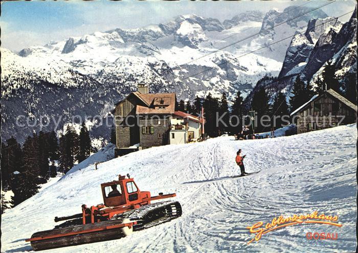 Gosau Oberoesterreich Schiparadies auf der Zwieselalm Gablonzer Haus Preininghue