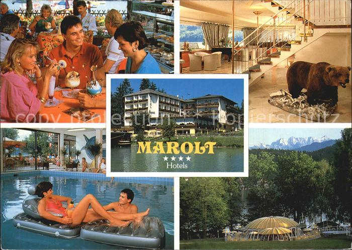 St Kanzian Klopeiner See Marolt Hotel Restaurant Bar Hallenbad Garten