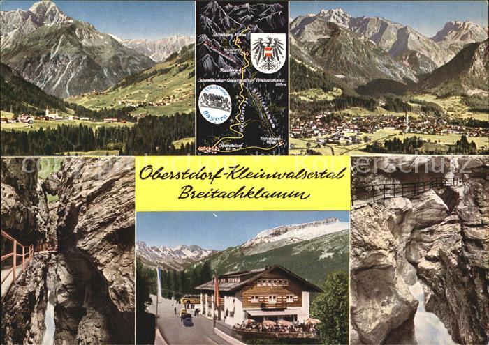 Oberstdorf Panorama Alpen Kleinwalsertal Breitachklamm Grenzgasthof Walserschanz